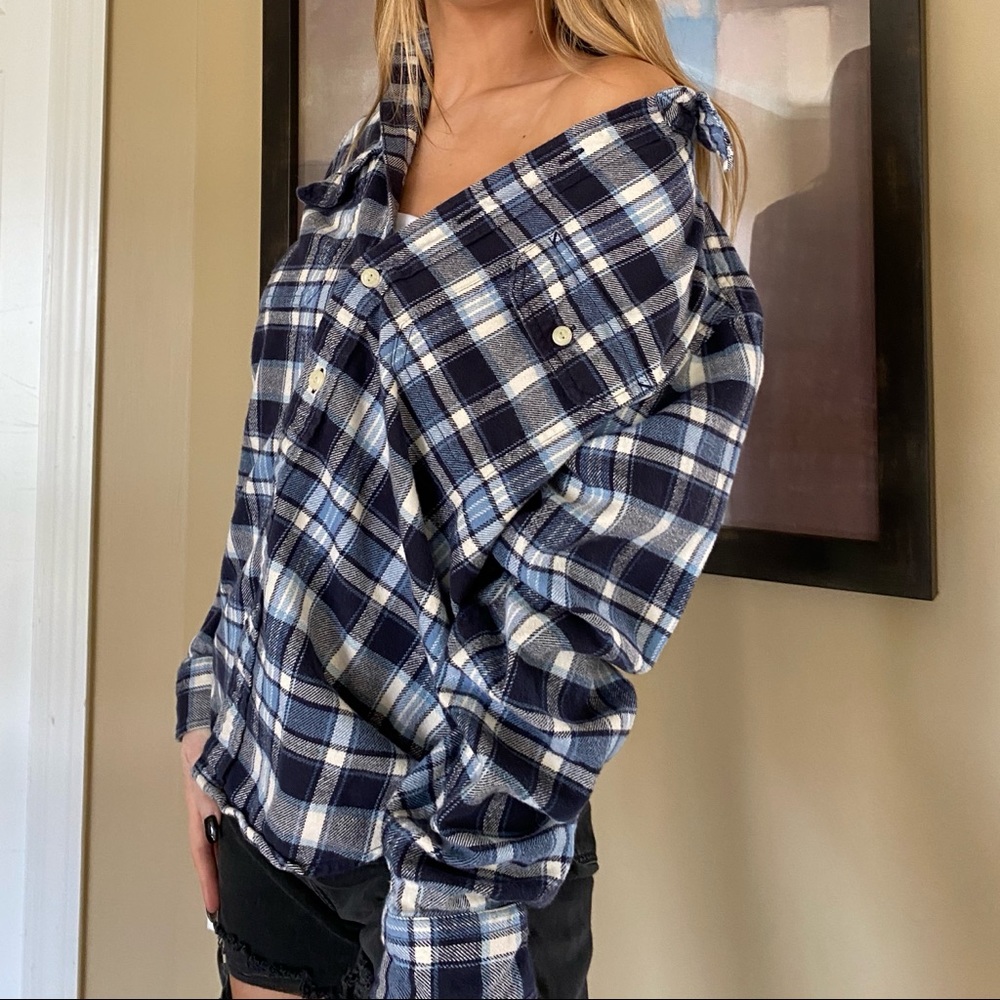 american eagle boys flannel